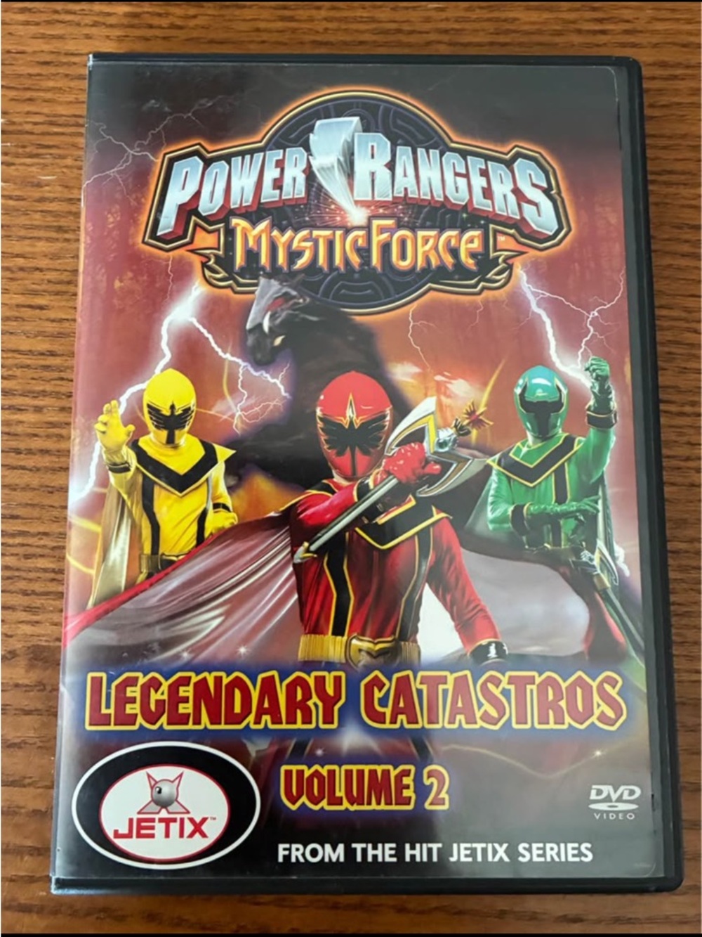 Power Rangers Mystic Force DVD — Red, Green, Yellow Artwork